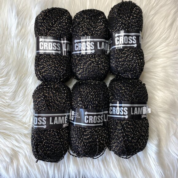 Lot of 6 Grand'mere Cross Lame Yarn - Picture 1 of 4